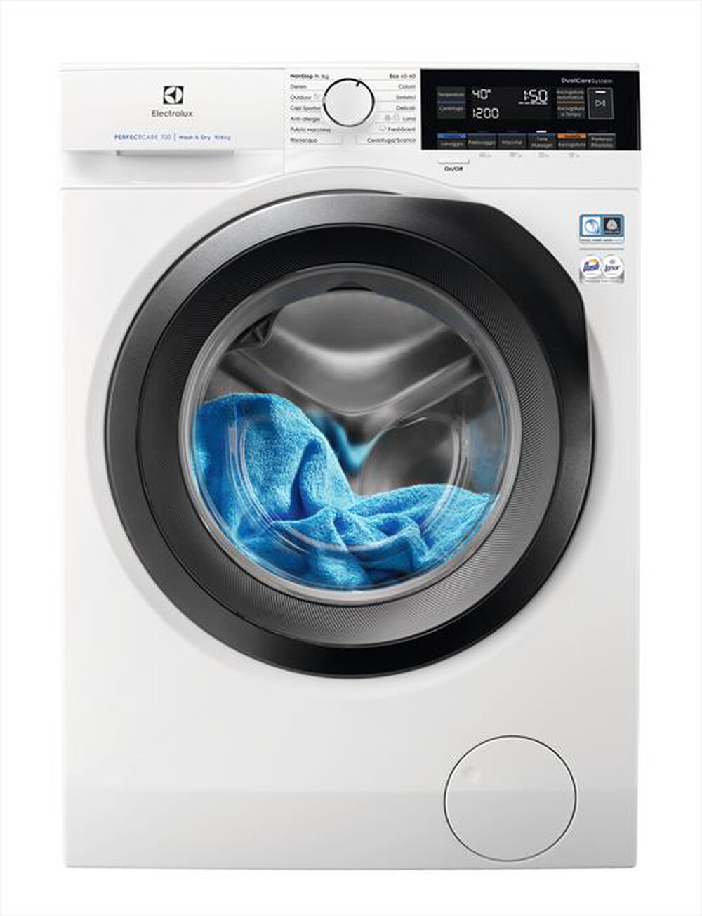 "ELECTROLUX - Lavasciuga EW7W396B 9/6 Kg Classe E-Bianco/oblò nero"
