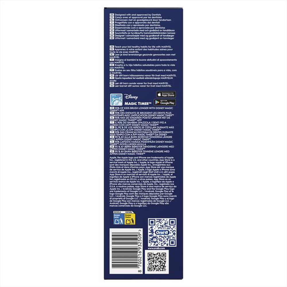 Immagine del prodotto ORAL-B - Spazzolino IOS2K.1H9.K FBNLSENOR SBK SPIDER HBOX-NERO