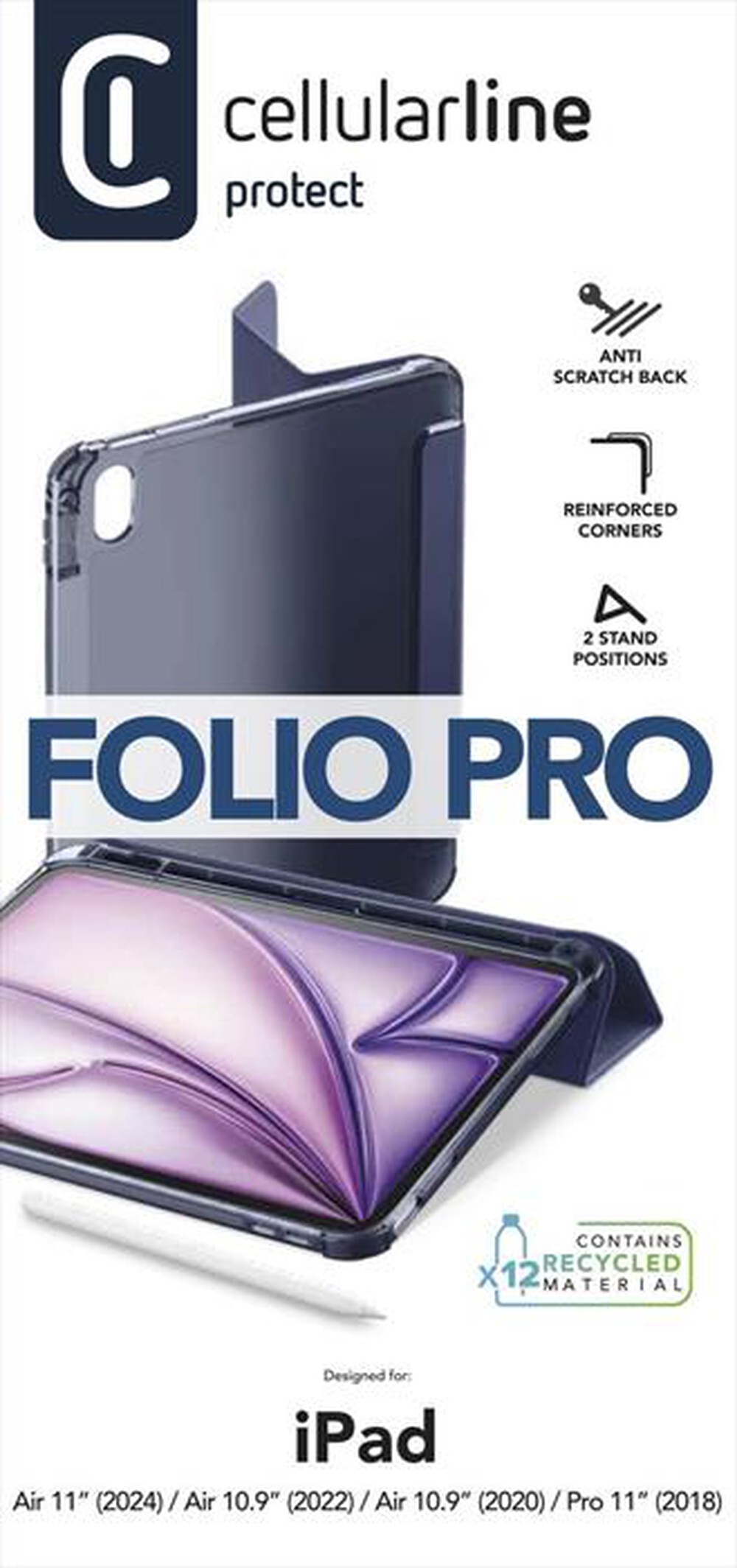 Immagine del prodotto CELLULARLINE - FOLIOIPADAIR10922B-Blu