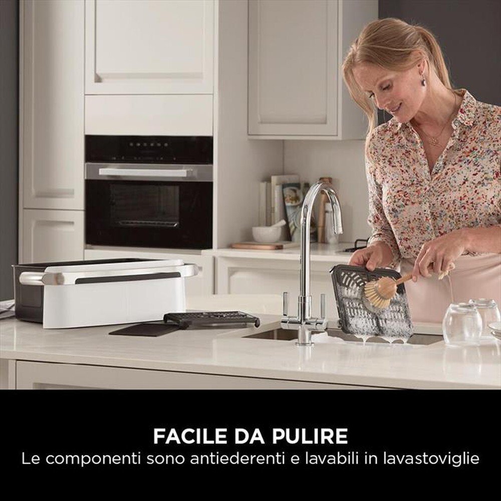 "NINJA - FRIGGITRICE AD ARIA FLEXDRAWER DA 10,4 L-Bianco"
