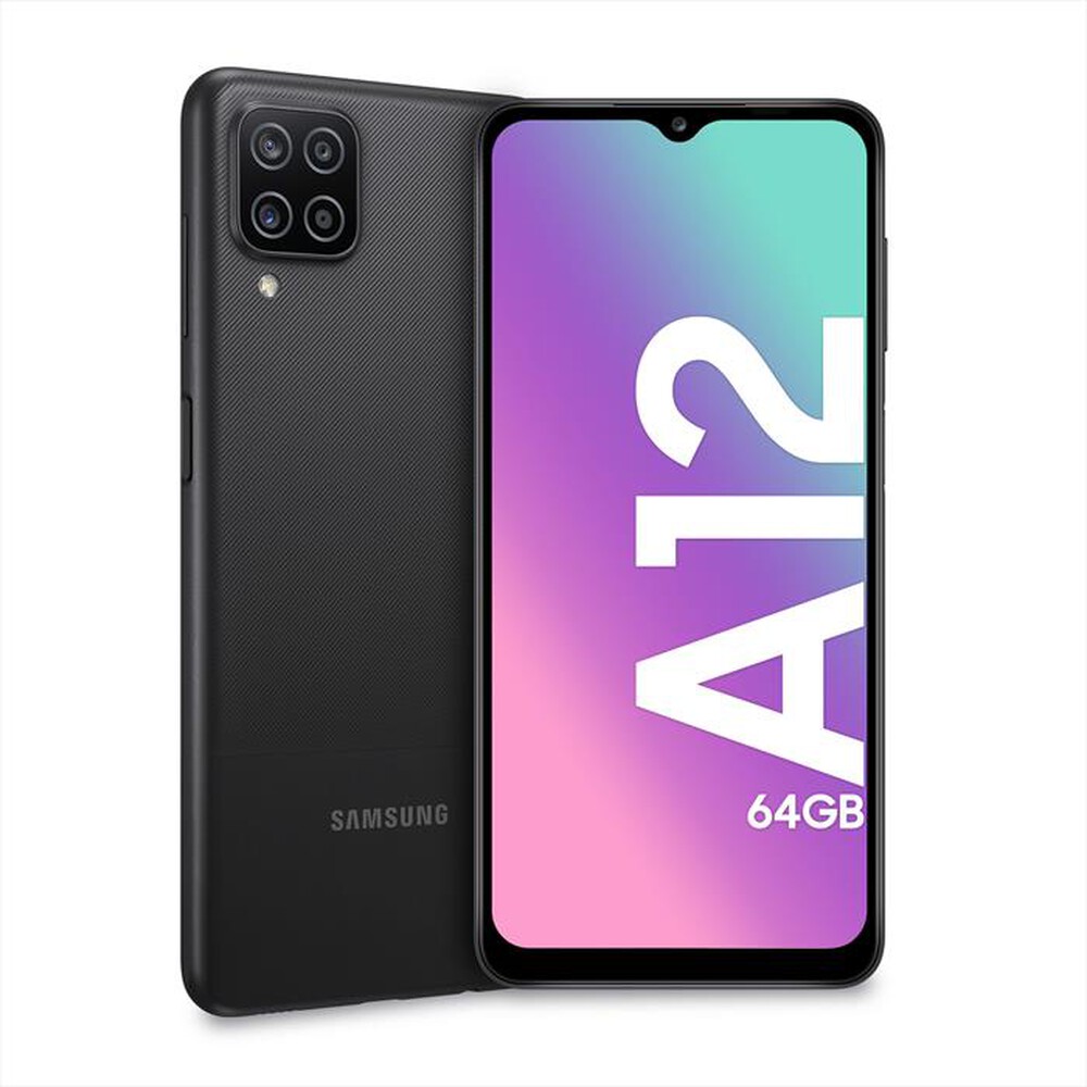 "VODAFONE - SAMSUNG Galaxy A12 64GB - Black"