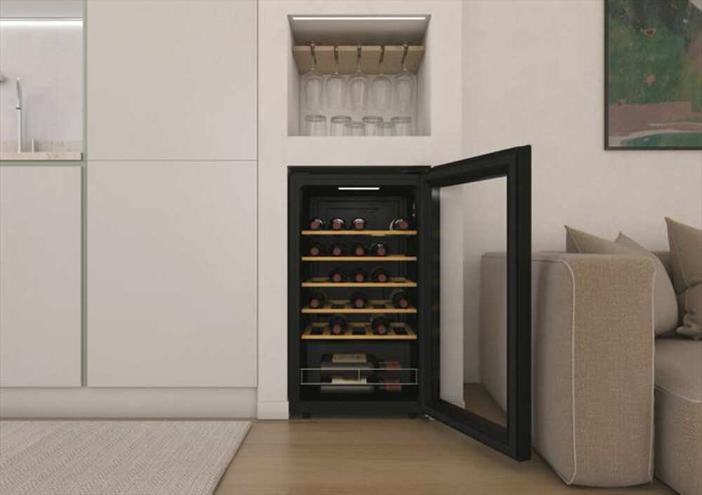 "CANDY - Cantinetta CWC034 Classe G 34 bottiglie-Black"