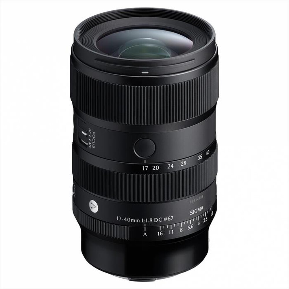 Immagine del prodotto SIGMA - Obiettivo 17-40mm F/1.8 (A) AF DC,attacco Canon RF-Nero