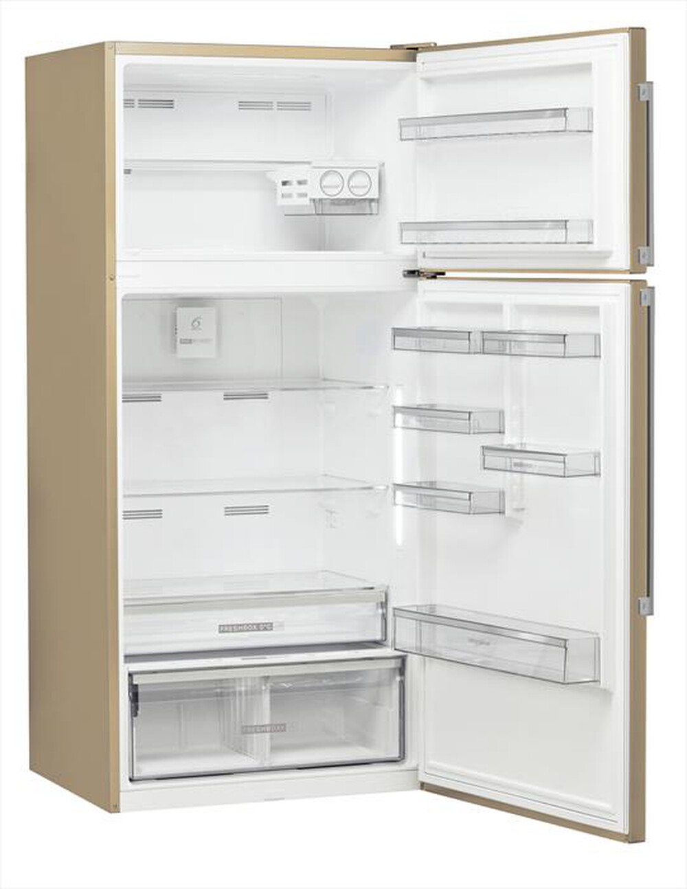 "WHIRLPOOL - Frigorifero 2 porte W84TE 73 M Classe D 587 lt-Beige"
