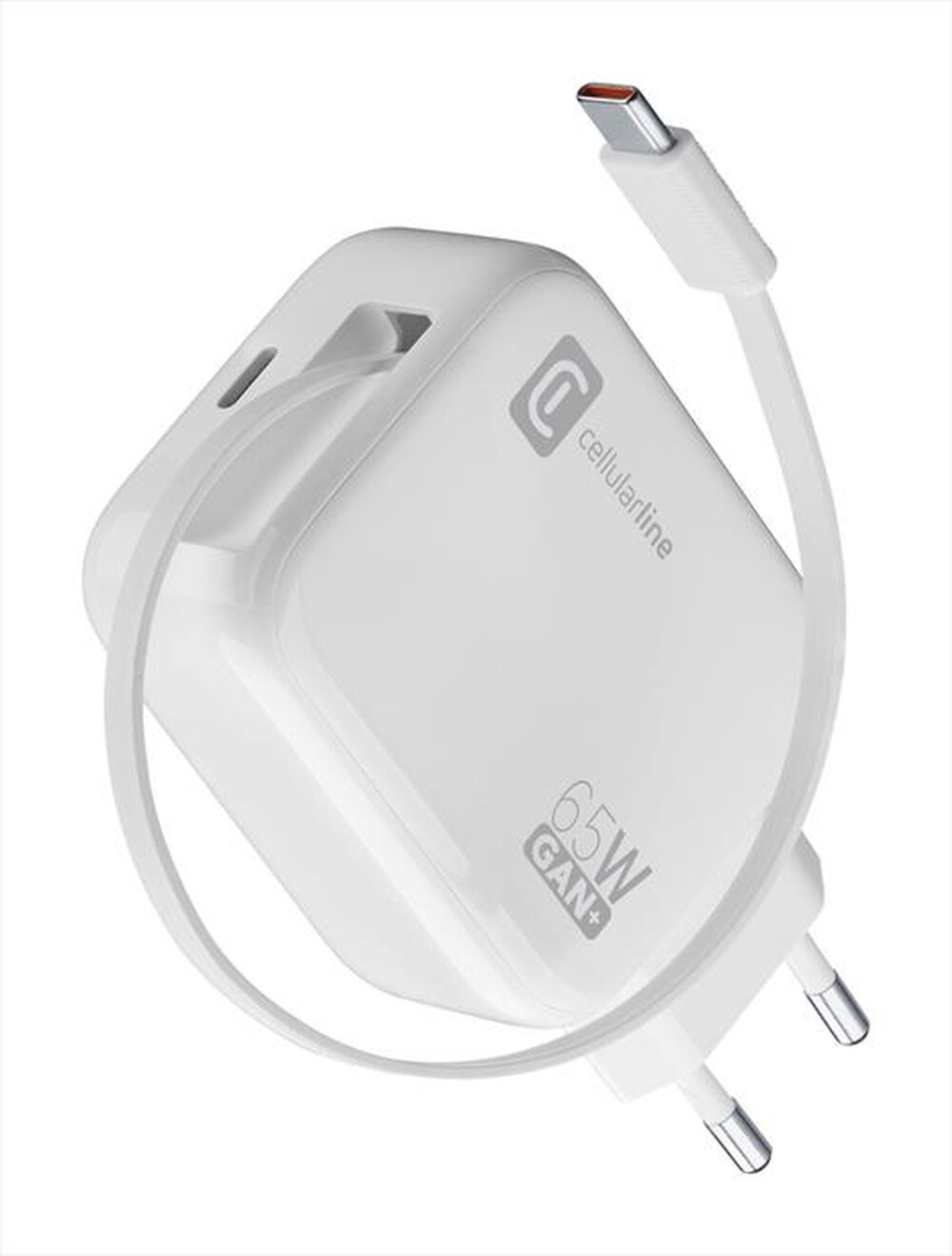 Immagine del prodotto CELLULARLINE - RETRACTABLE POWER 65W-Bianco