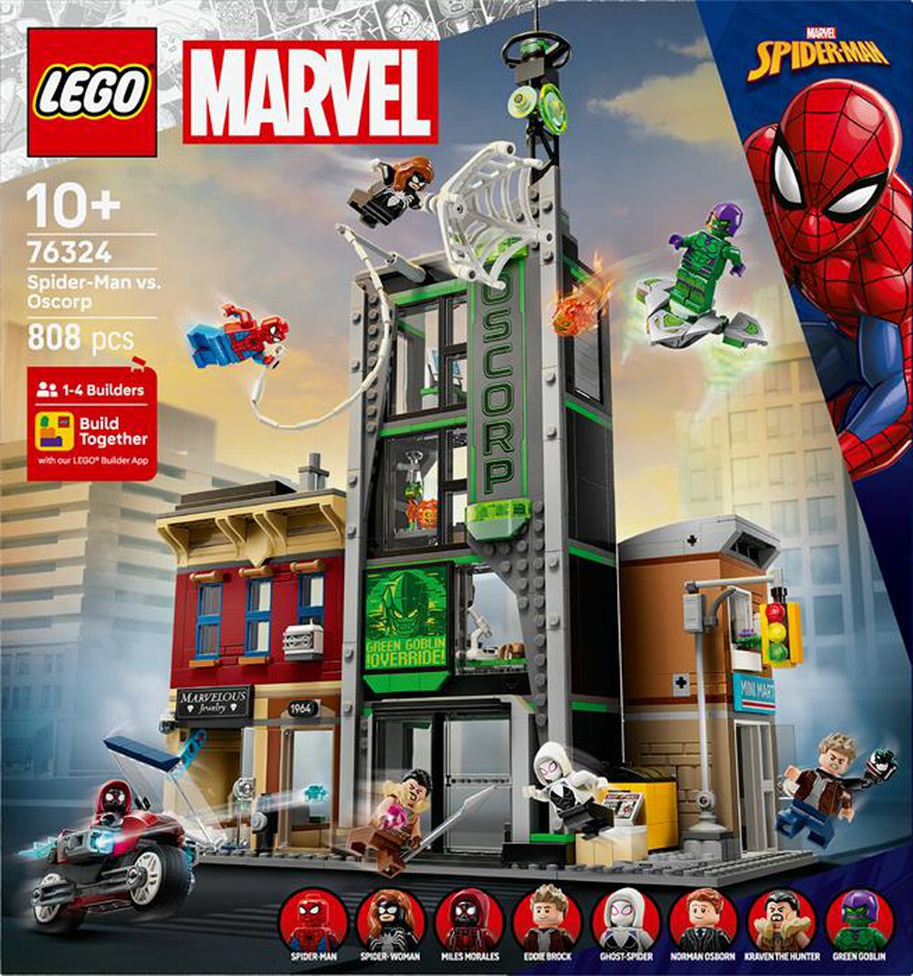 Immagine del prodotto LEGO - SUPER HEROES MARVEL Spider-Man contro Oscorp 76324