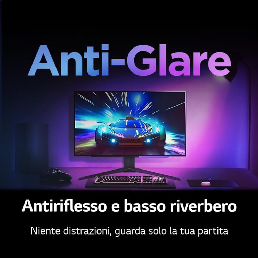 "LG - Monitor OLED 26,5\" 27GS95QE-Nero"