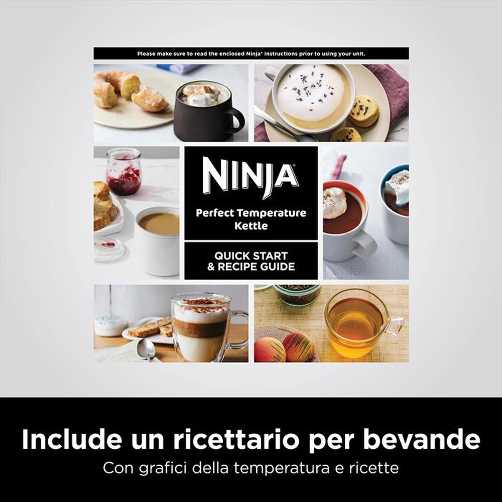 "NINJA - Bollitore KT201EU PRECISION TEMP. ELECTRIC KETTLE-ACCIAIO"