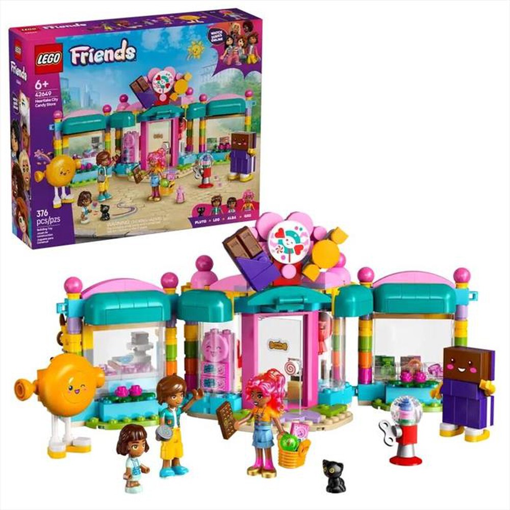 "LEGO - FRIENDS Negozio di dolciumi Heartlake City - 42649-Multicolore"