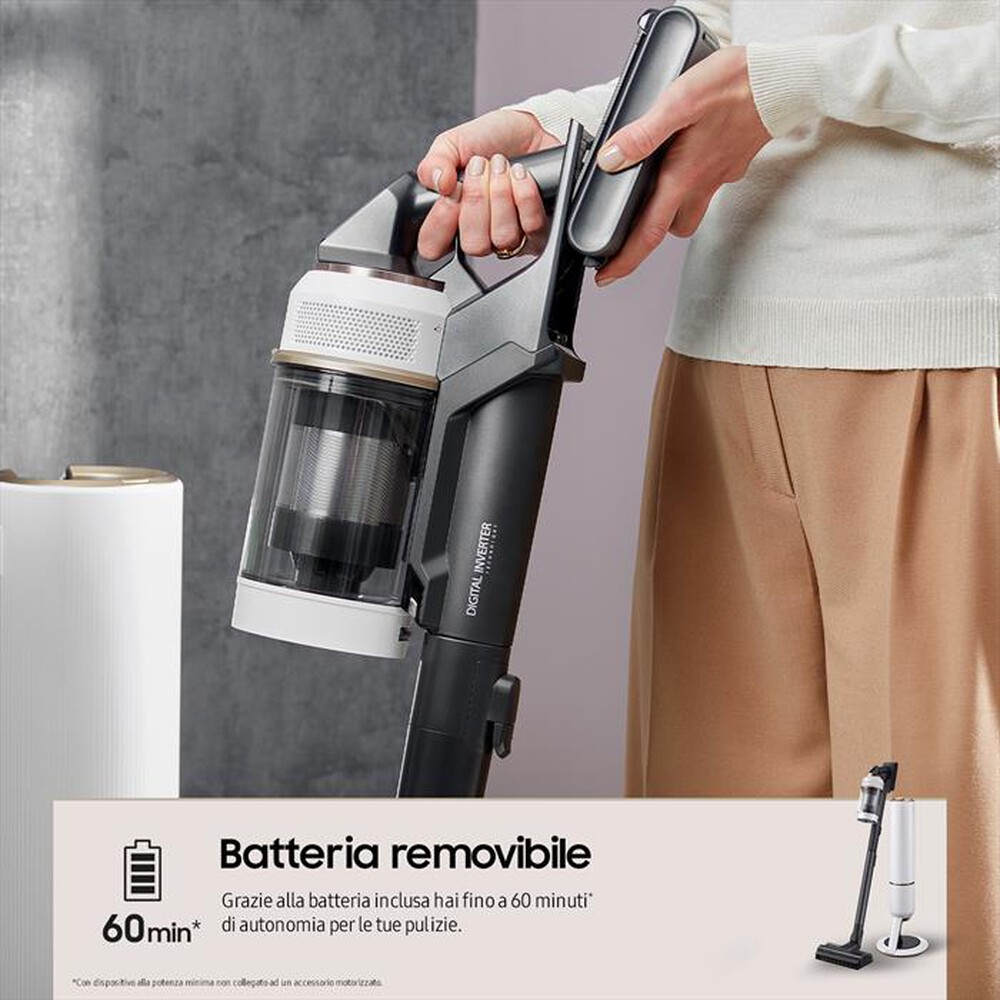 Immagine del prodotto SAMSUNG - Scopa elettrica BESPOKE JET PET VS20A95823W-Misty White