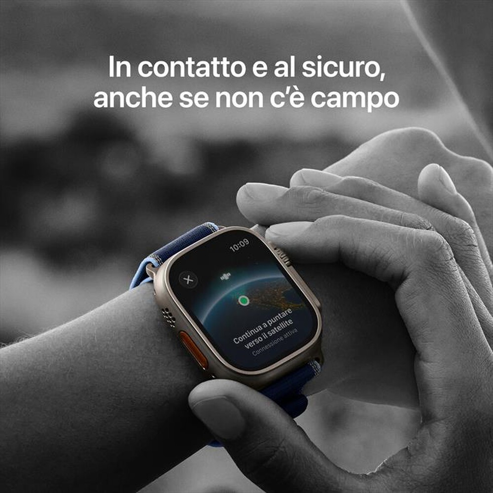 Immagine del prodotto APPLE - Watch Ultra 3 GPS + Cellular 49mm Titanio Nero-Trail Loop Nero/Cenere - S/M