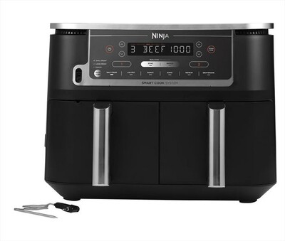NINJA - Friggitrice ad aria DUAL ZONE MAXPRO DA 9,5L-nero