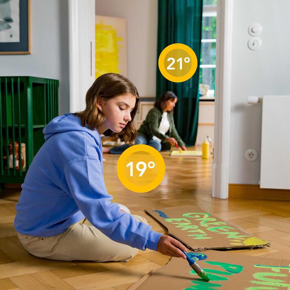 "TADO - TERMOSTATO SMART KIT DI BASE V3+-Black"