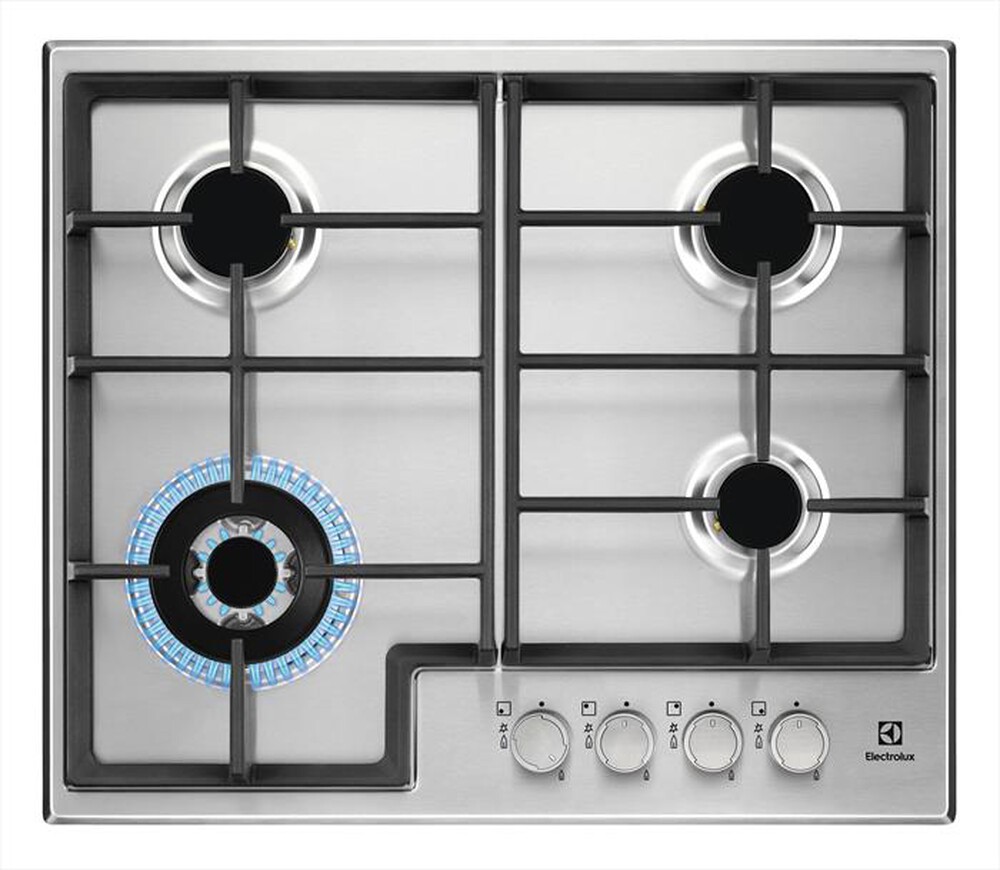 Immagine del prodotto ELECTROLUX - Piano cottura a gas EGS6436X 0cm-Inox/manopole finitura silver