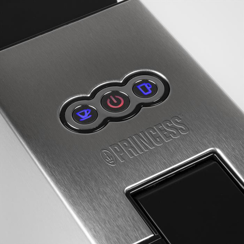 Immagine del prodotto PRINCESS - Macchina da caff&egrave; a Capsule Nespresso 249451-nero/acciaio