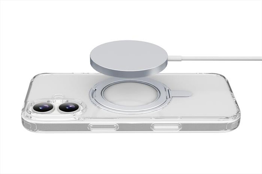 Immagine del prodotto CELLULARLINE - Custodia con anello rotabile SPIN MAG IPHONE 17-Trasparente