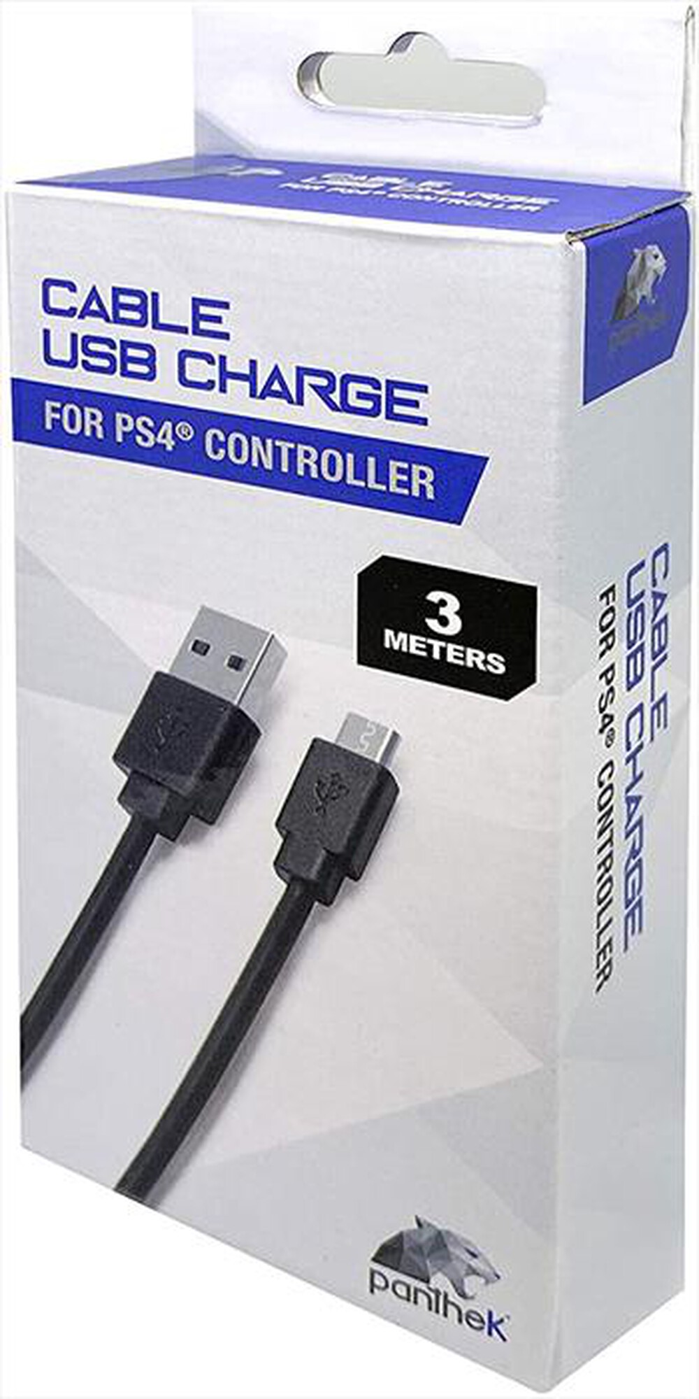 "MT-DISTRIBUTION - PANTHEK CABLE USB CHARGE 2.0 PS4"