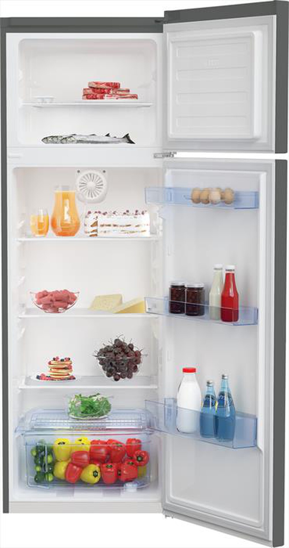 "BEKO - Frigorifero 2 porte RDSA310M40GN Classe E 306 lt-Grigio"