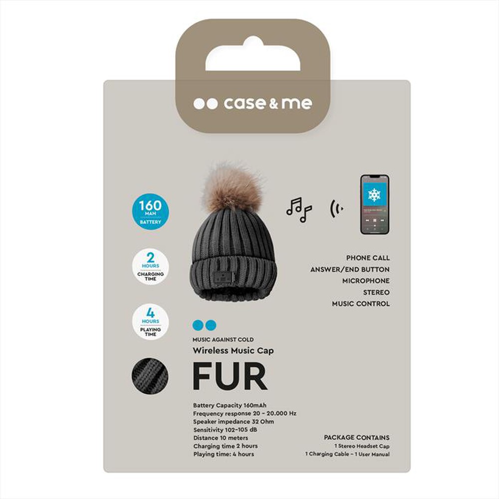 "SBS - Cappello wireless FUR CMWINTFURBTK-Nero"
