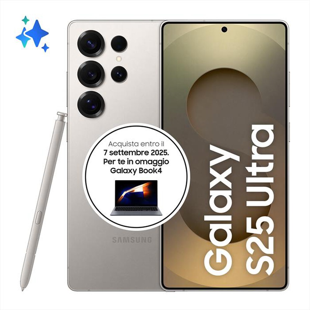Immagine del prodotto SAMSUNG - Smartphone Galaxy S25 Ultra 256GB-Titanium Gray