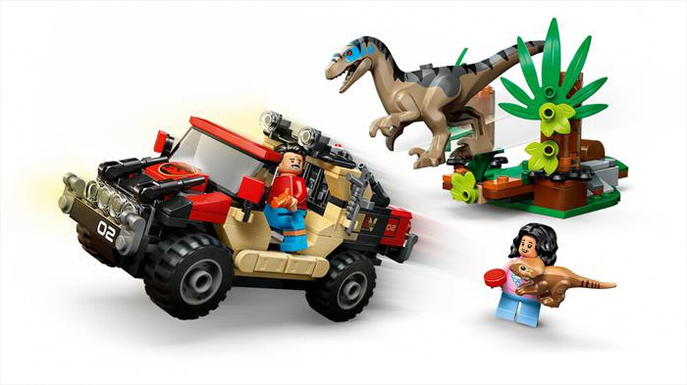 Immagine del prodotto LEGO - JURASSIC WORLD Fuga da Raptor su fuoristrada 76972