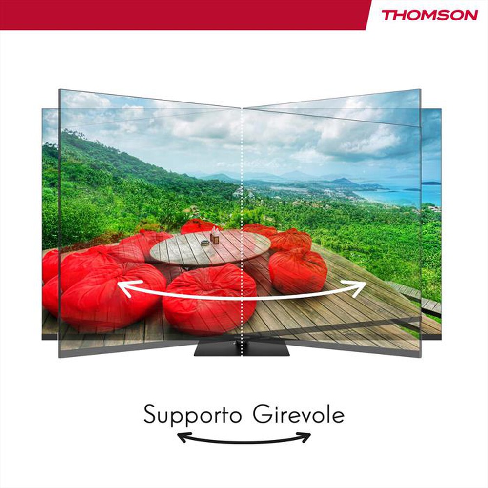 "THOMSON - Smart TV Q-LED UHD 4K 50\" 50QG5C14-Nero"