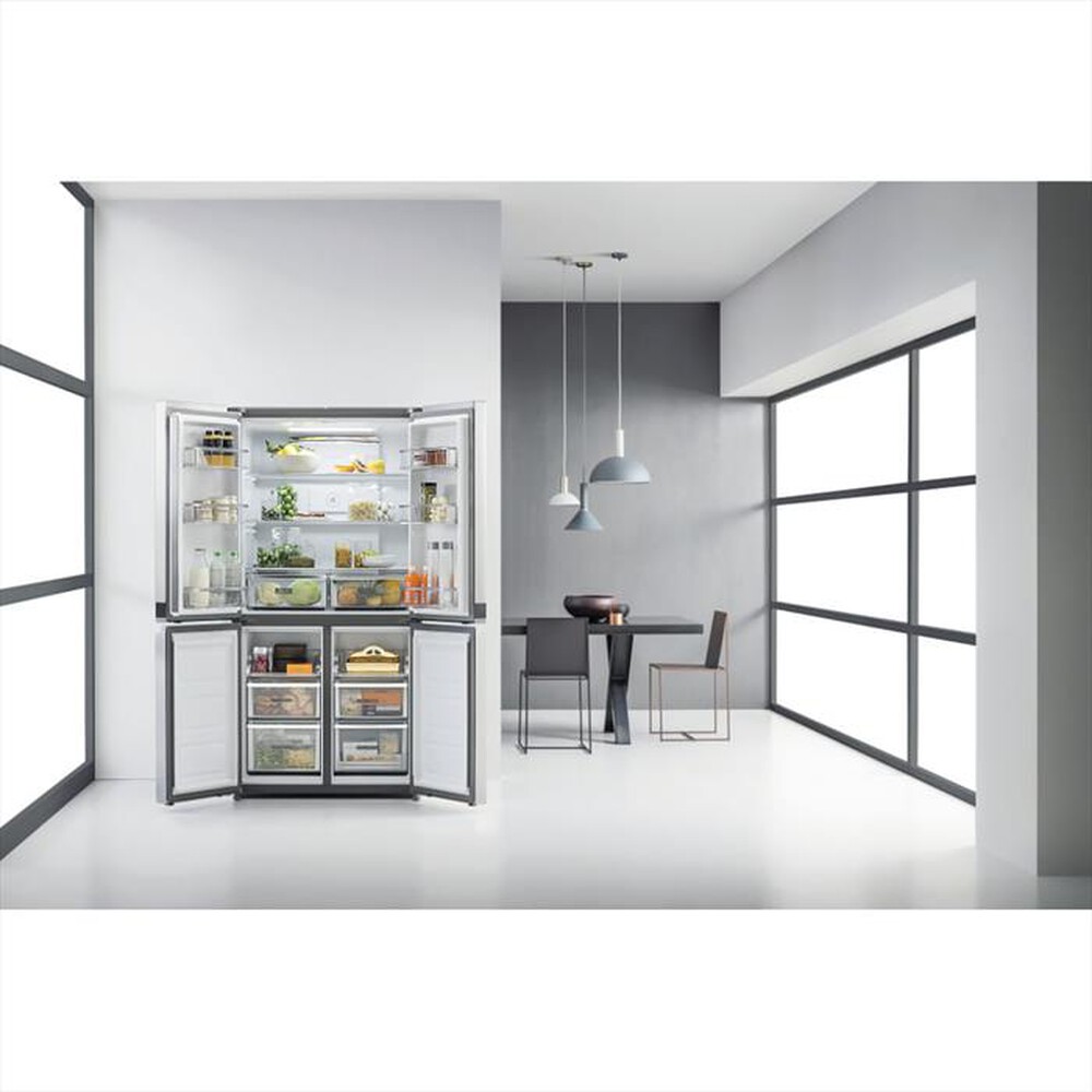 "WHIRLPOOL - Frigorifero 3 e più porte WQ9 B1L Classe F 677lt-Acciaio inossidabile"