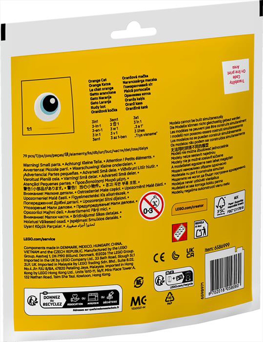 Immagine del prodotto LEGO - 30714 GATTO ARANCIONE-Multicolore