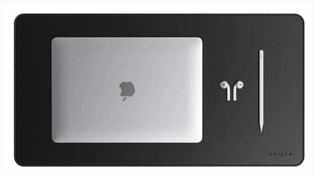 "SATECHI - DESKMATE - SOTTOMANO IN ECOPELLE-nero"