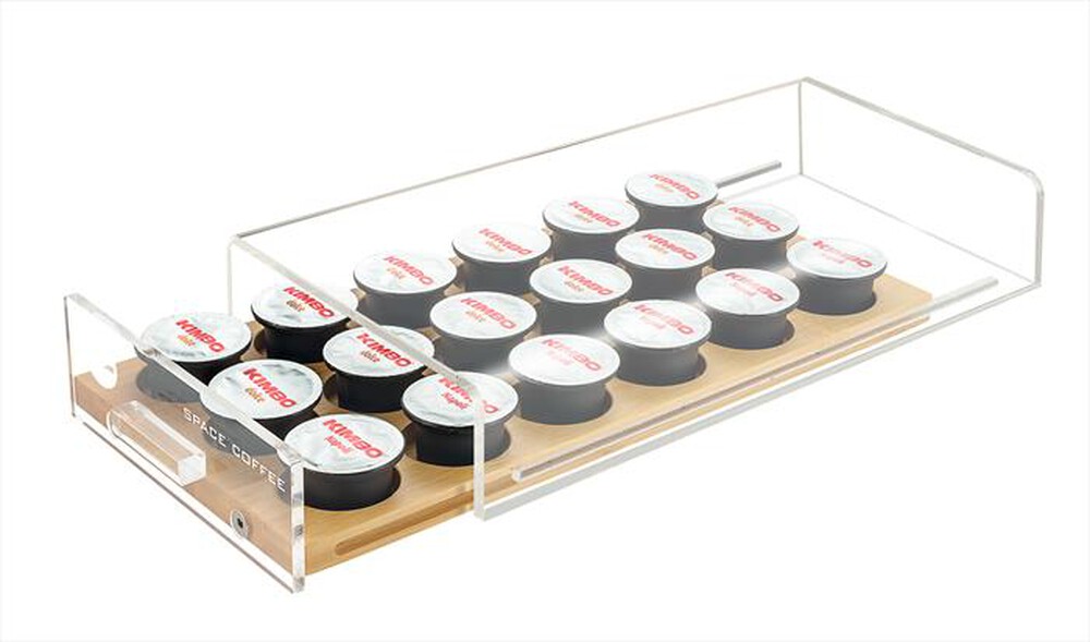 "MACOM - 836 DISPENSER 18 Universale-TRASPARENTE/LEGNO"