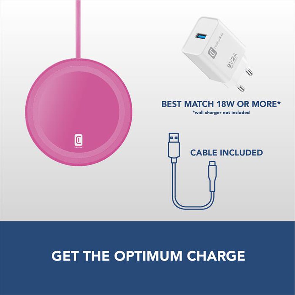 Immagine del prodotto CELLULARLINE - WIRELESSCOLOR10WP-Rosa
