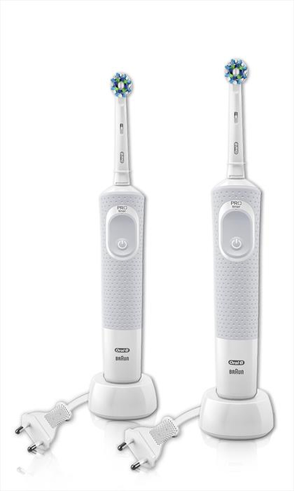 "ORAL-B - OB PW VITALITY D100 CROSSACT BIPACCO-BIANCO"