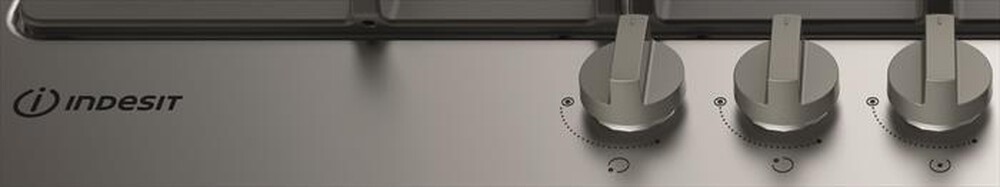 "INDESIT - Piano cottura a gas THP 751 W/IX/I IT 5 fuochi-Inox"