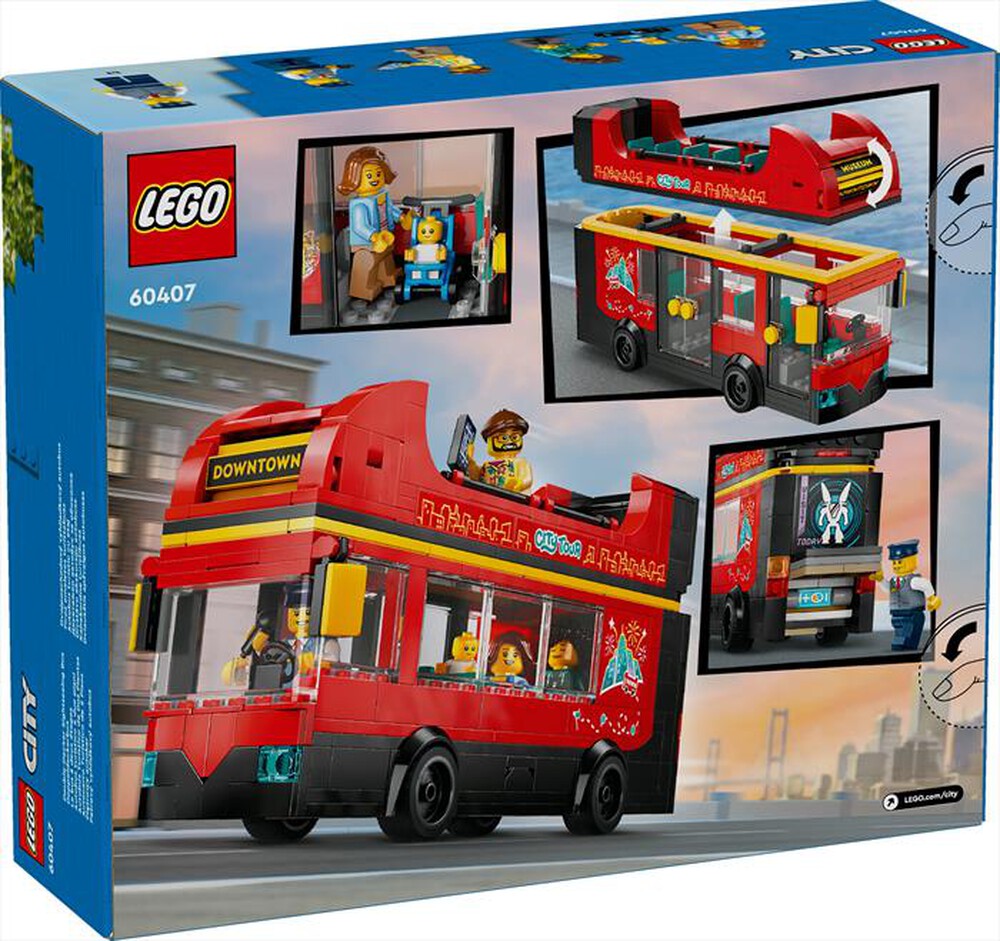 Immagine del prodotto LEGO - CITY Autobus turistico rosso a due piani 60407