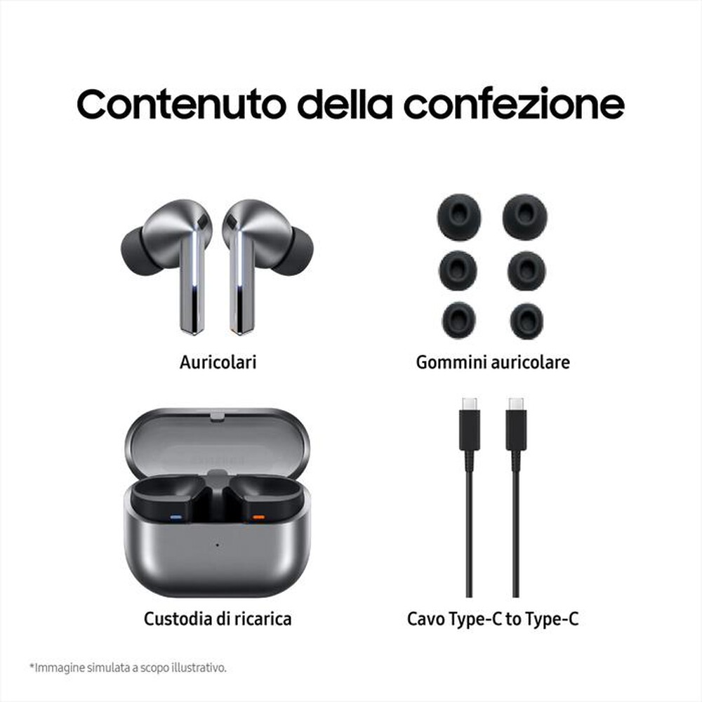Immagine del prodotto SAMSUNG - Galaxy Buds3 Pro-SILVER