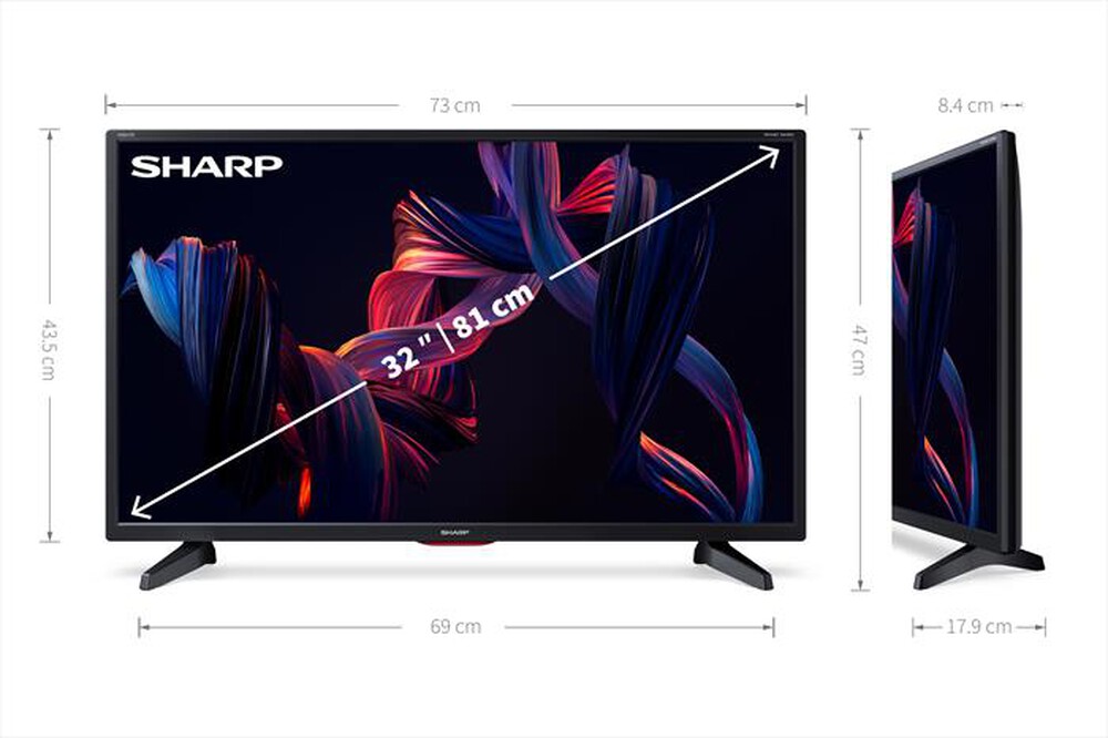 "SHARP - TV LED HD READY 32\" 32EA4E-Nero"