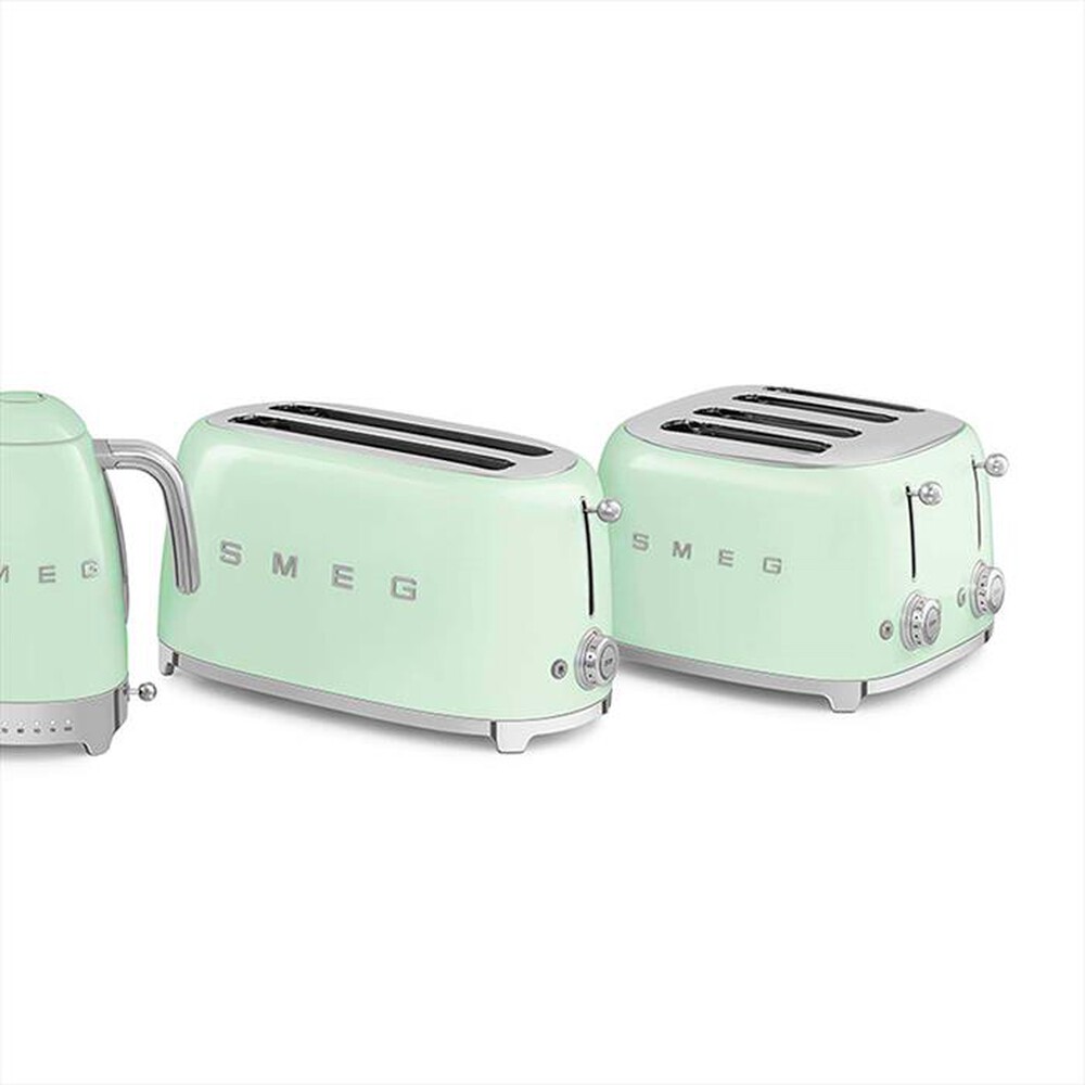 "SMEG - Tostapane 50's Style 2x4 fette – TSF02PGEU-verde pastello"