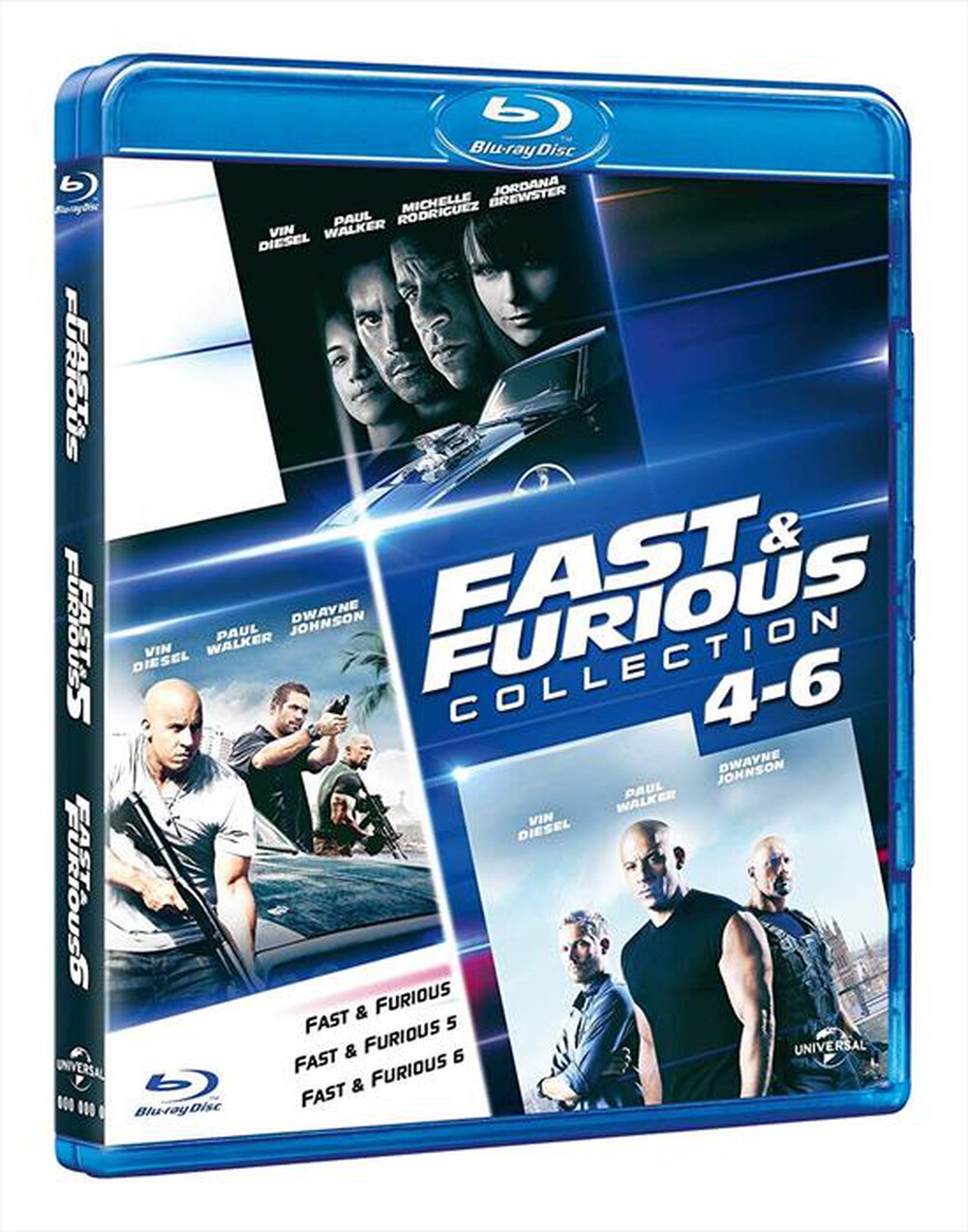 "WARNER HOME VIDEO - Fast & Furious Family Collection (3 Blu-Ray)"