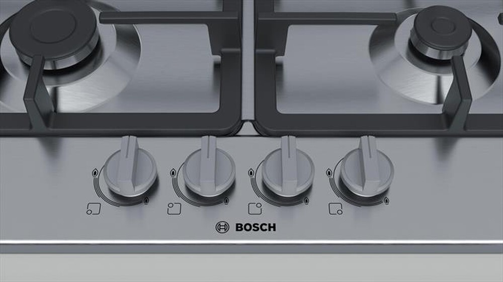 "BOSCH - Piano cottura a gas PGP6B5B90 58,2cm-inox"