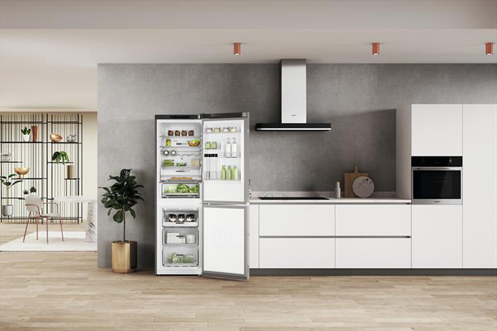 "WHIRLPOOL - Frigorifero Combinato W7X 83A OX Classe D"