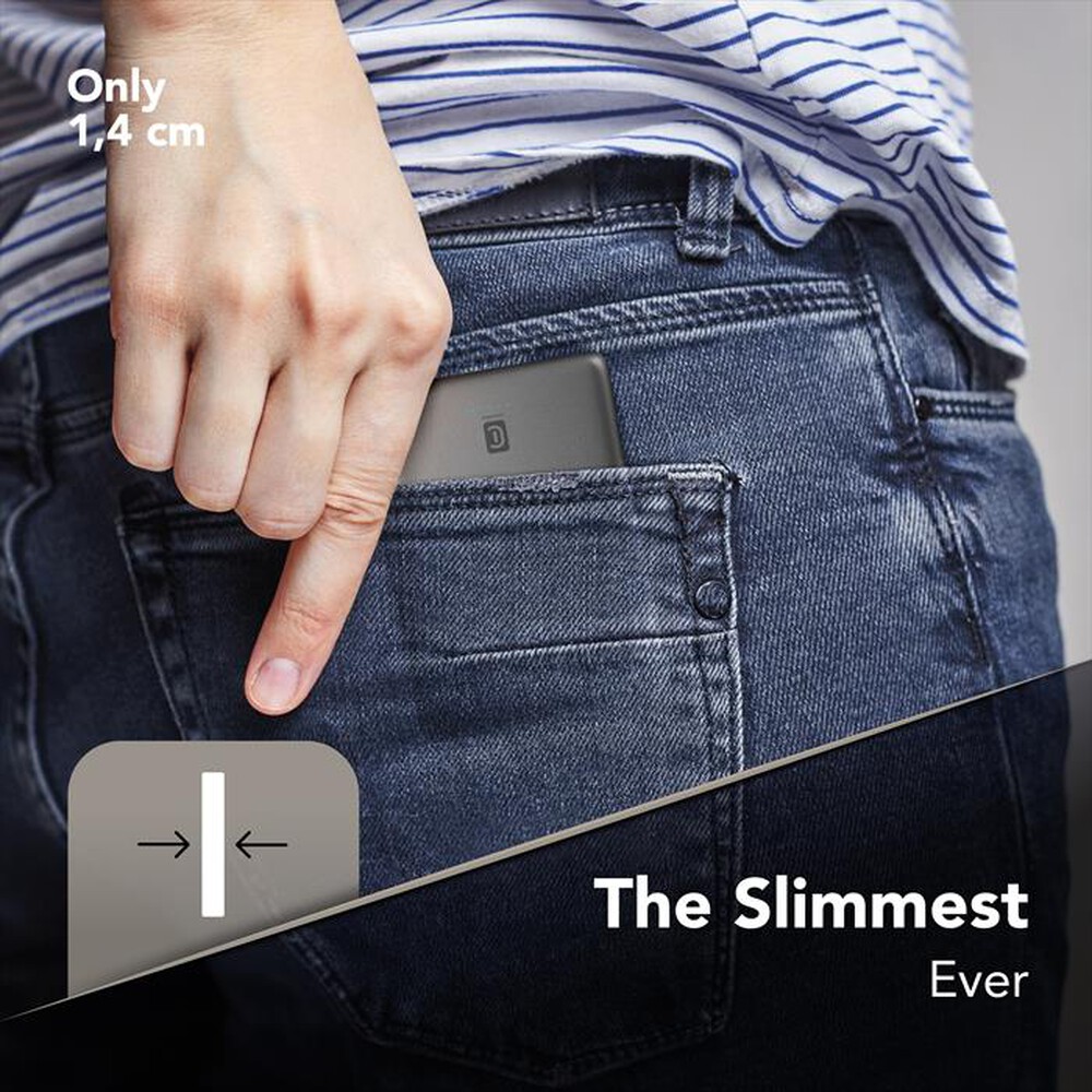 Immagine del prodotto CELLULARLINE - Power Bank PBMAGSLIM10000WIRD-Grigio