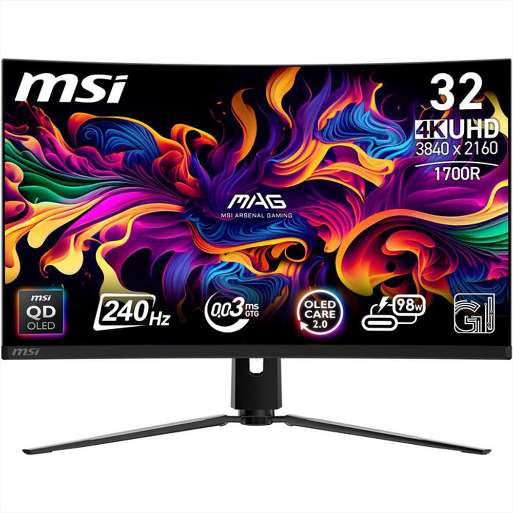 Immagine del prodotto MSI - Monitor LED 32" MPG 321CURX QD-OLED-Nero