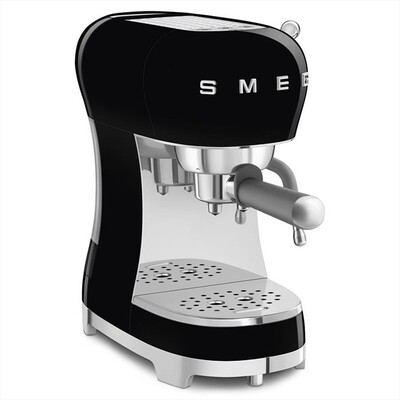 SMEG - Macchina da Caff&egrave; Espresso 50's Style - ECF02BLEU-Nero LUCIDO