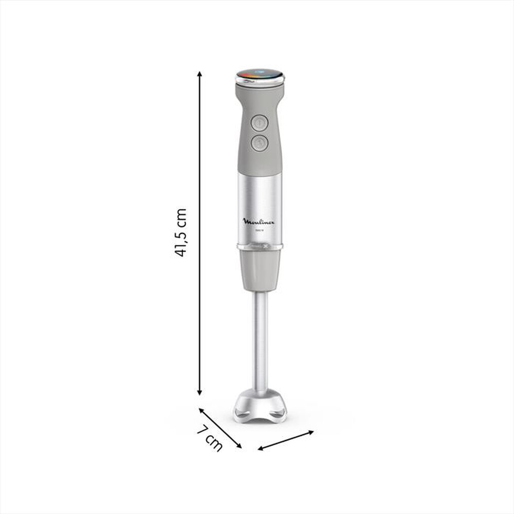 "MOULINEX - Frullatore ad immersione DD672B10-Grigio"