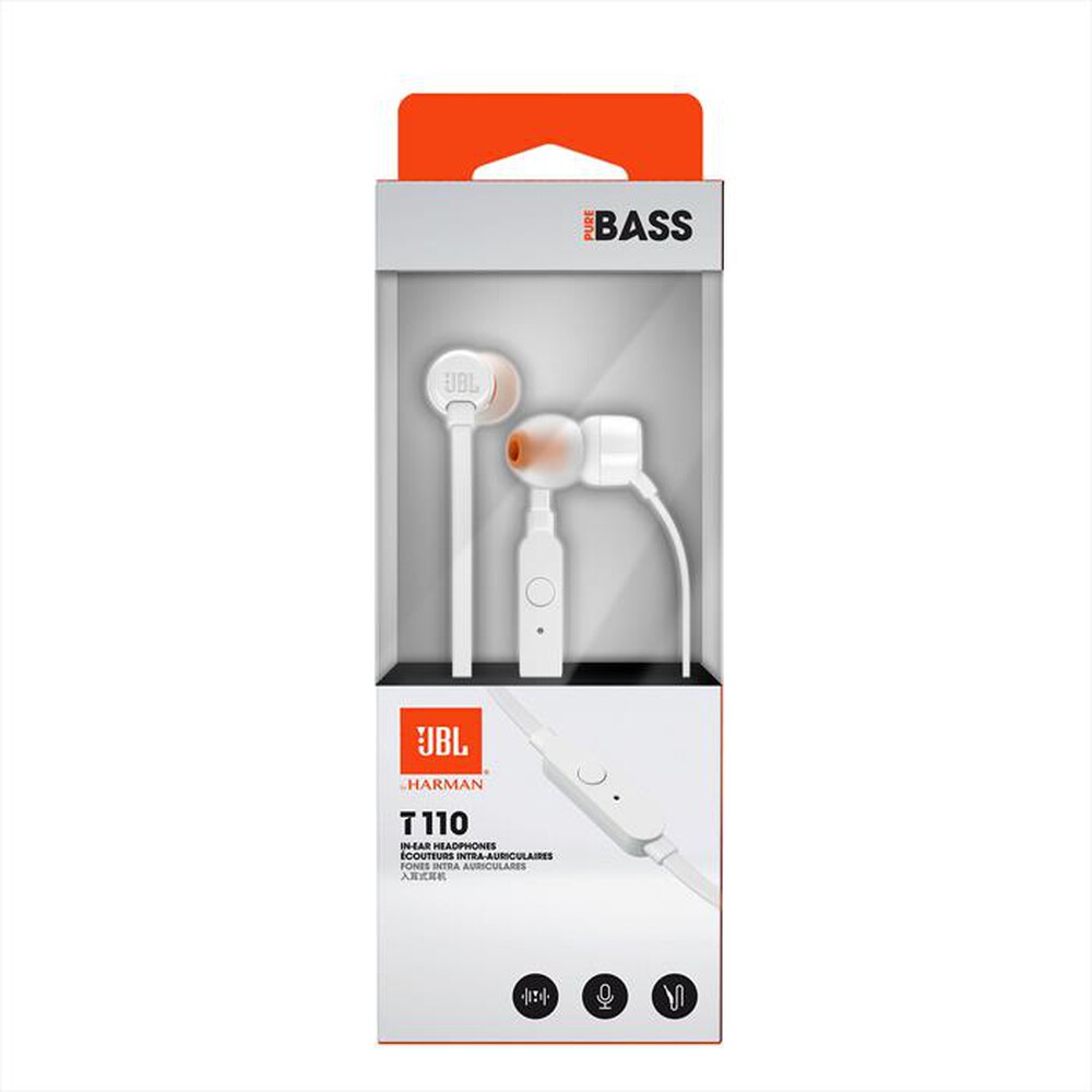 "JBL - T110 - bianco"
