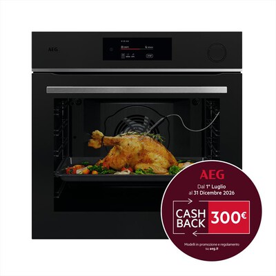 AEG - Forno incasso elettrico TR7PB731ST Classe A++-Nero