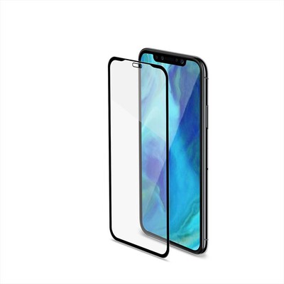 CELLY - FULL GLASS IPHONE XR BLACK-Trasparente/Vetro