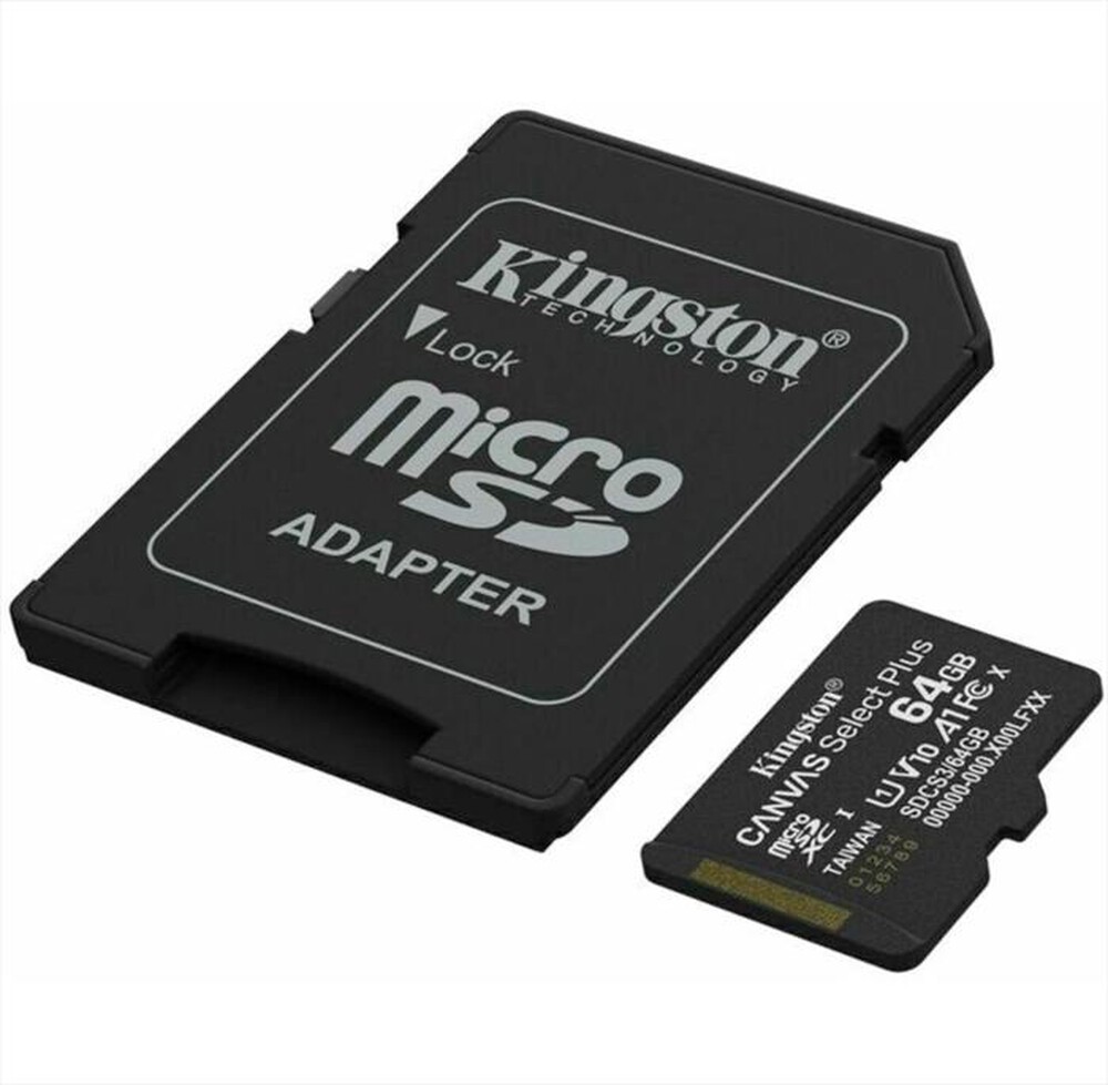 Immagine del prodotto KINGSTON - Supporto Micro SDXC SDCS364GB-Nero