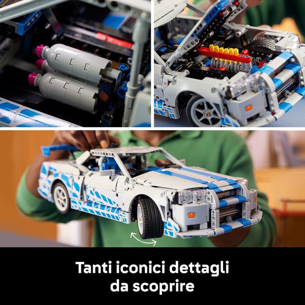 "LEGO - AUTO NISSAN SKYLINE GT-R (R34) 2 FAST 2 FURIOUS-,"