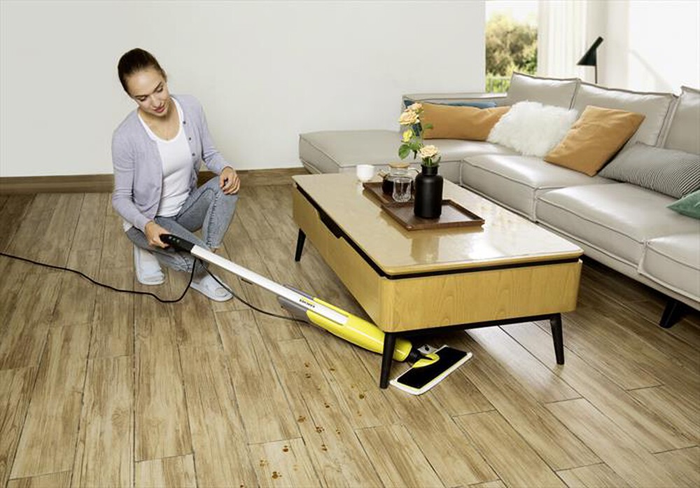"KARCHER - Spazzolone a vapore SC 2 Upright EasyFix-Nero/Giallo"